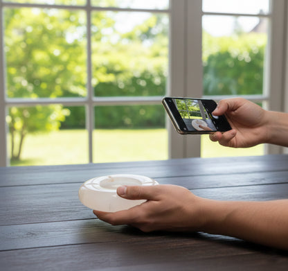 Elegant Onyx Marble Ashtray with Unique Veining – Luxury Home Decor for Smokers
