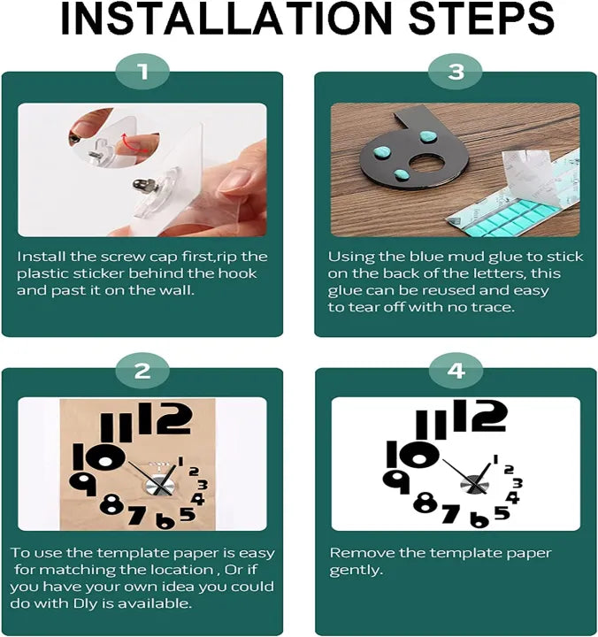 Creative DIY Wooden Wall Clock