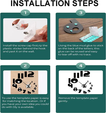 Creative DIY Wooden Wall Clock