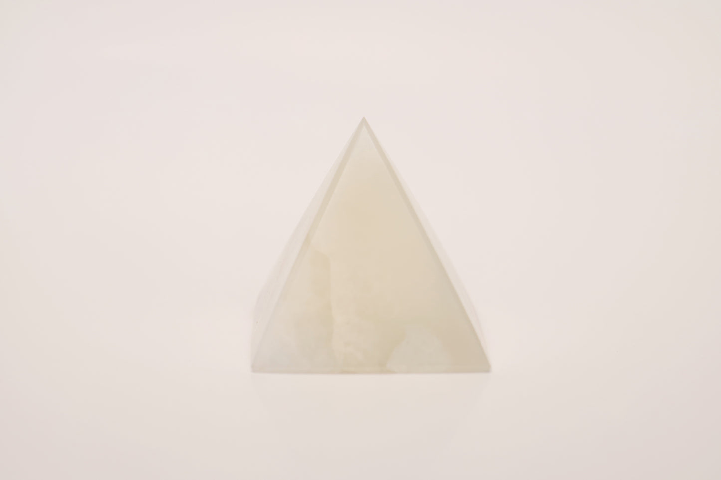 Marble Onyx Desktop Paramid shape clock Pakistani souvenirs handcrafted gift item