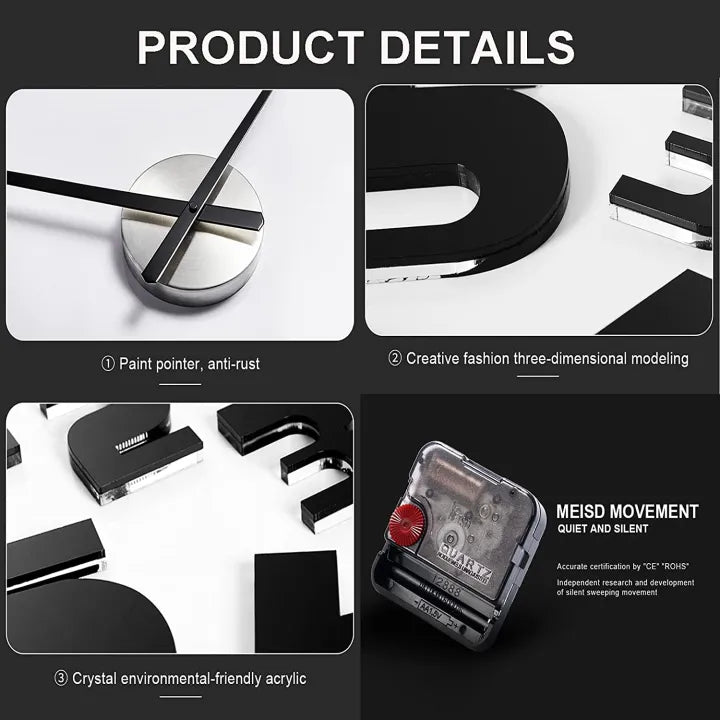 Creative DIY Wooden Wall Clock